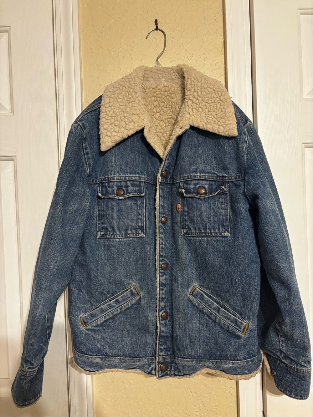 Vintage Levis Orange Tab Sherpa Type III Denim Jacket